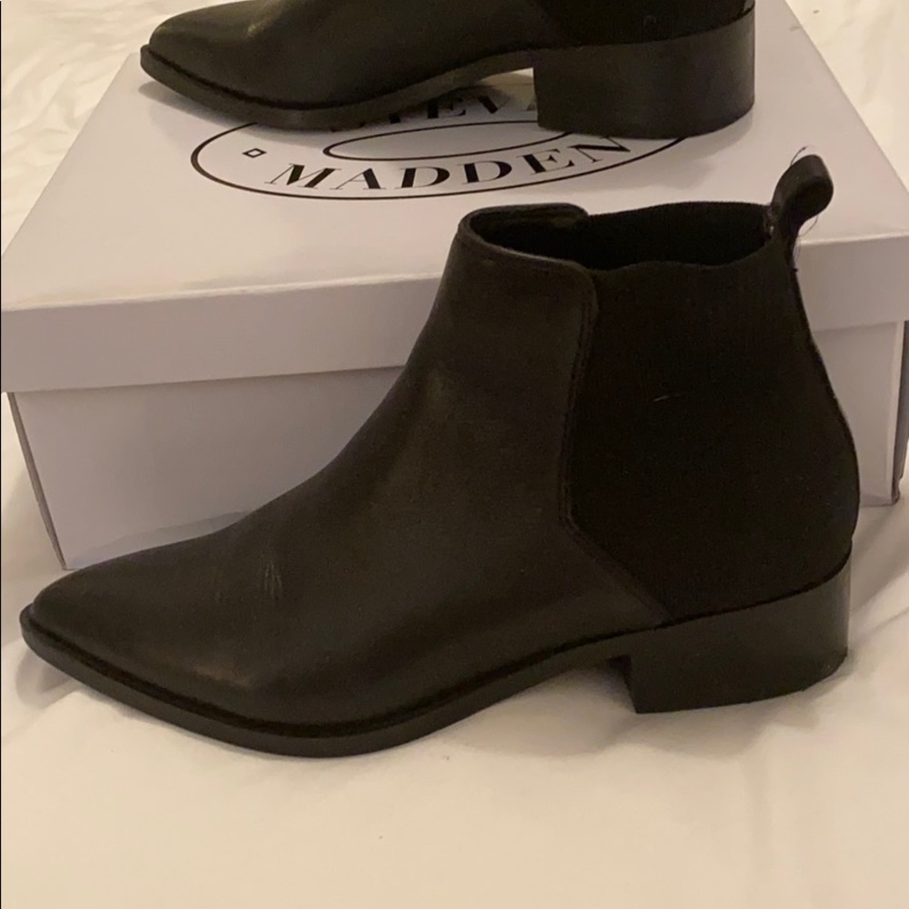 Steve Madden Black Booties